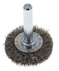 Brosse métallique terminale 6 mm 0.2 mm Arbre Fil en acier inoxydable 0.3 mm ondulé