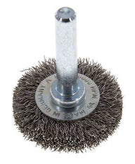Brosse métallique terminale 6 mm 0.2 mm Arbre Fil en acier inoxydable 0.3 mm ondulé