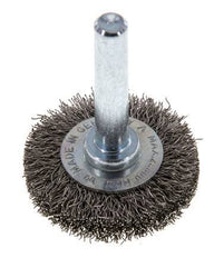Brosse métallique terminale 6 mm 0.2 mm Arbre Fil en acier inoxydable 0.3 mm ondulé