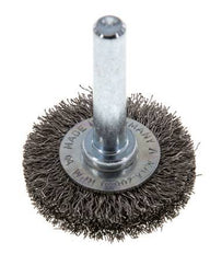 Brosse métallique terminale 6 mm 0.2 mm Arbre Fil en acier inoxydable 0.3 mm ondulé