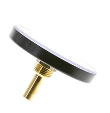 0 to +60°C Plastic Bimetallic Thermometer 100mm Cabinet 40mm Stem with Thermowell