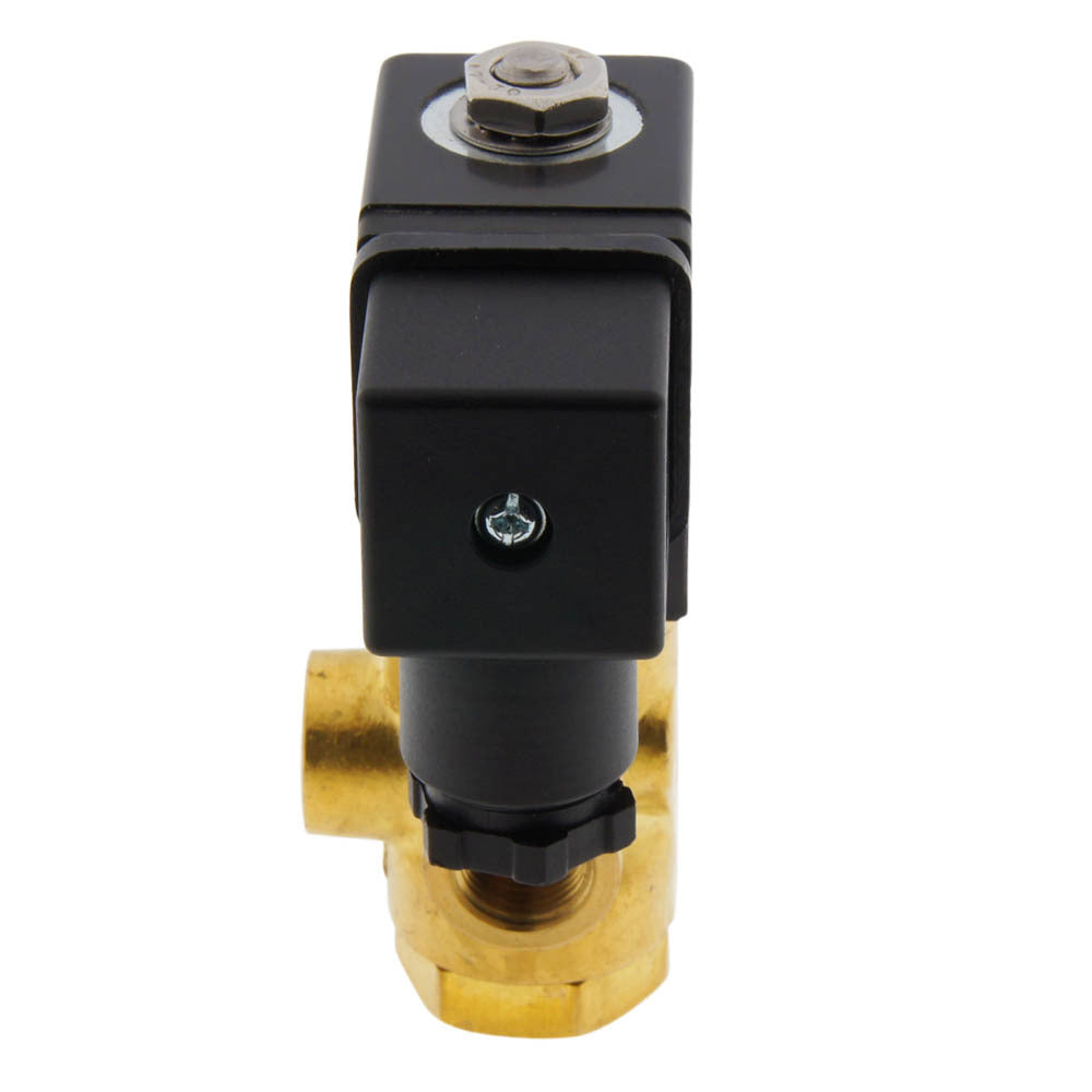 Electrovanne TP-DD 1/4'' 3/2 Voie UN Laiton FKM 0-0.8bar 24V DC