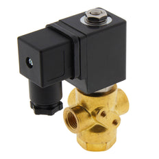 Electrovanne TP-DD 1/4'' 3/2 Voie UN Laiton FKM 0-0.8bar 24V DC