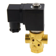 Electrovanne TP-DD 1/8'' 3/2 voies UN Brass EPDM 0-5bar 380V AC