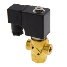 Electrovanne TP-DC 1/8'' 3/2 Voie DI Laiton FKM 0-11bar 24V AC