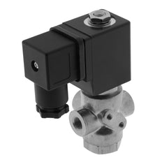 Solenoid Valve TP-DC 1/8'' 3/2 Way DI Stainless Steel FKM 0-11bar 120V AC