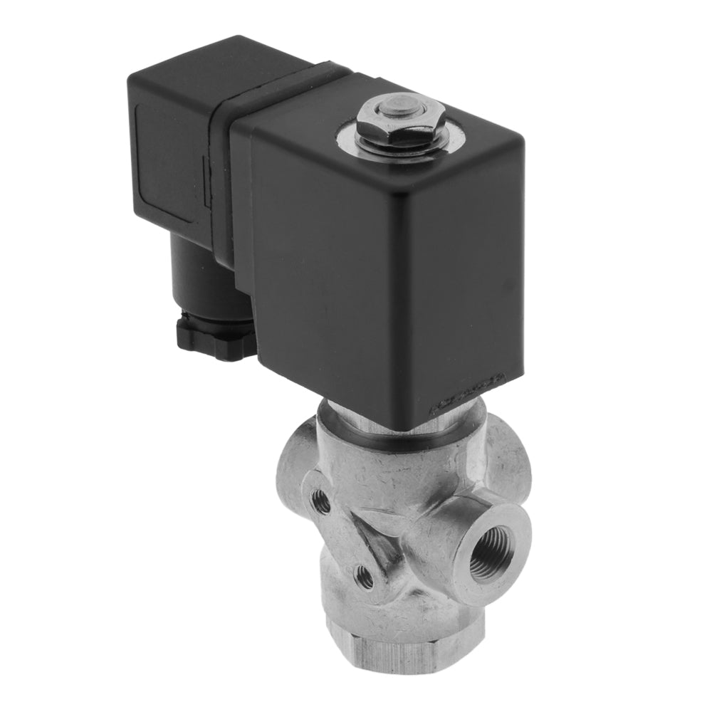 Solenoid Valve TP-DC 1/8'' 3/2 Way DI Stainless Steel FKM 0-11bar 120V AC