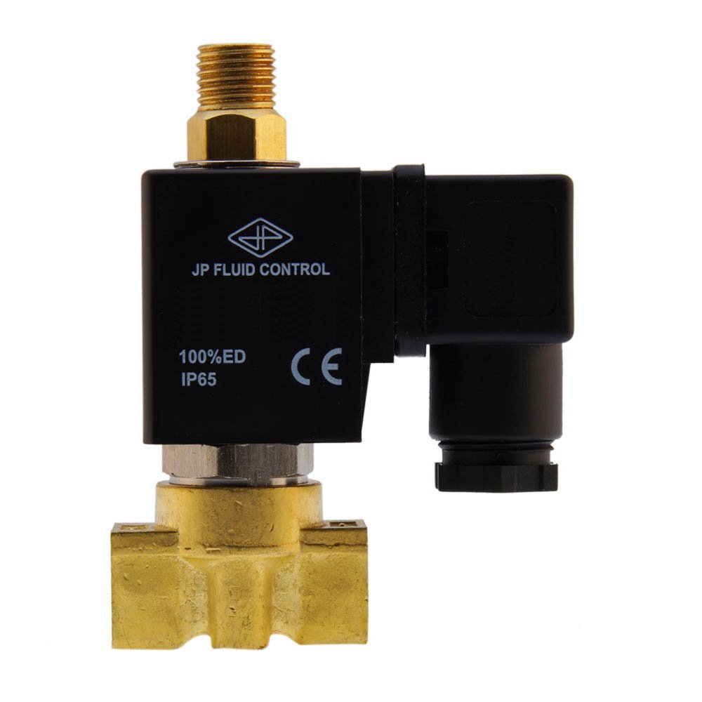 Solenoid Valve TW-DB 1/8'' 3/2 way NO brass FKM 0-6bar 380V AC