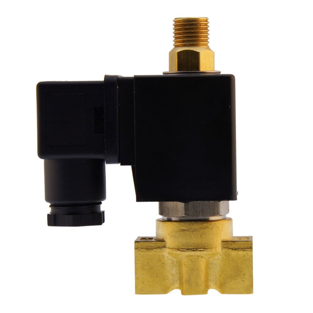 Solenoid Valve TW-DB 1/8'' 3/2 way NO brass FKM 0-6bar 380V AC