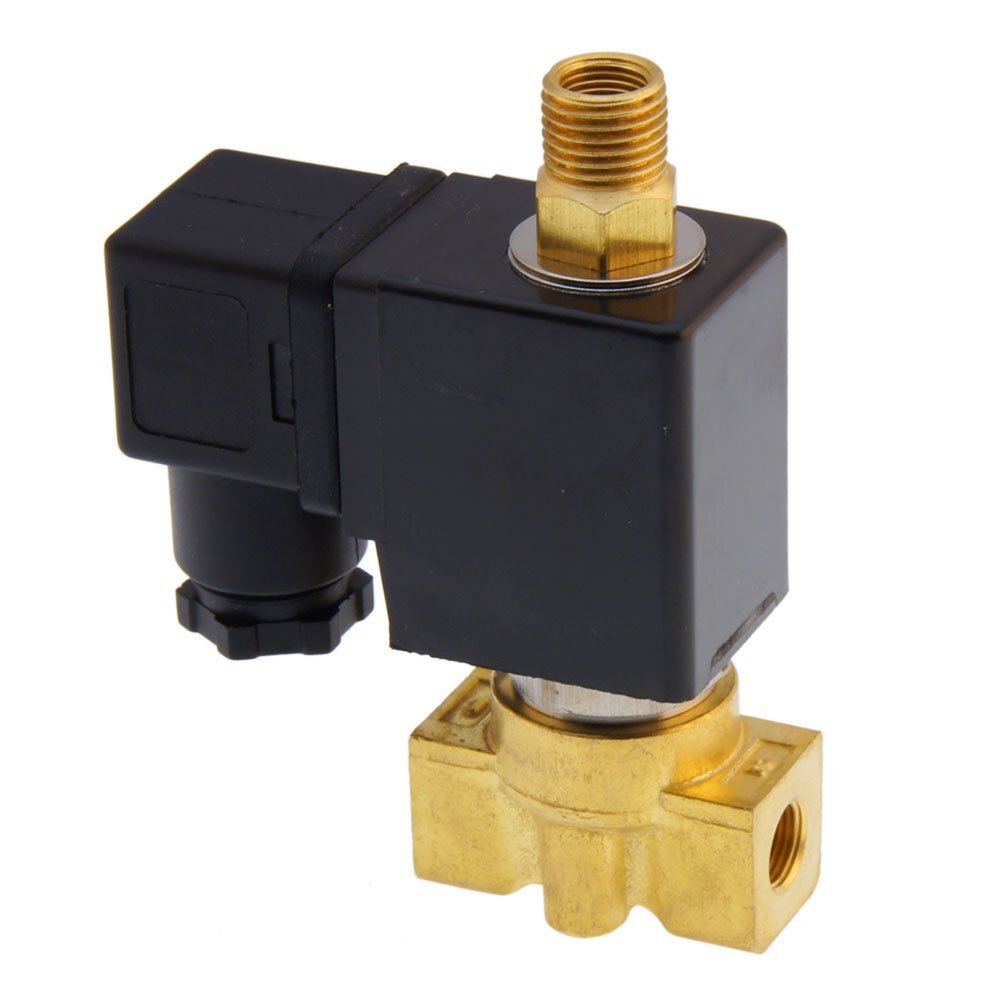 Solenoid Valve TW-DB 1/8'' 3/2 way NO brass FKM 0-6bar 380V AC