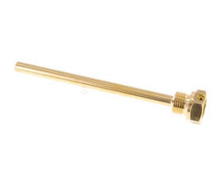 Doigt de gant en alliage de cuivre G 1/2 pouce à boulonner pour tige de 160mm Max 160°C et 6 barres