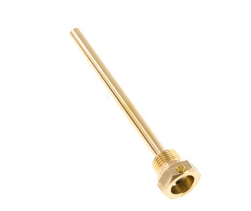 Doigt de gant en alliage de cuivre G 1/2 pouce à boulonner pour tige de 160mm Max 160°C et 6 barres