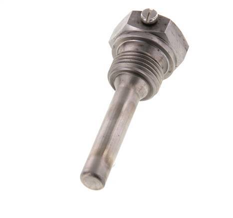 Acier St35 G 1/2 Inch Thermowell for 63mm Stem Max 600°C and 25 Bars