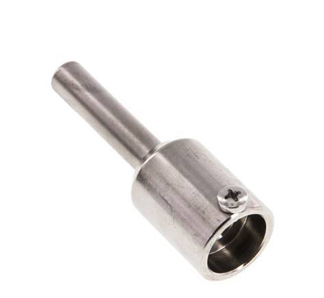 Doigt de gant en acier inoxydable à souder pour tige de 63mm Max 600°C et 25 bars