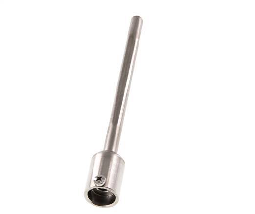 Doigt de gant en acier inoxydable à souder pour tige de 160mm Max 600°C et 25 bars