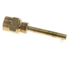 Doigt de gant en alliage de cuivre G 1/2 pouce pour tige de 100mm Max 160°C et 6 barres