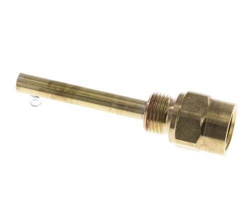 Doigt de gant en alliage de cuivre G 1/2 pouce pour tige de 100mm Max 160°C et 6 barres