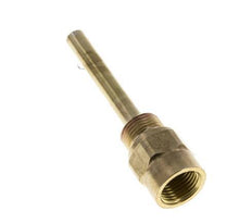 Doigt de gant en alliage de cuivre G 1/2 pouce pour tige de 100mm Max 160°C et 6 barres