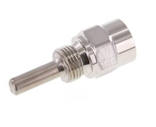 Fourreau en acier inoxydable G 1/2 pouce pour tige de 63mm Max 600°C et 25 Bars
