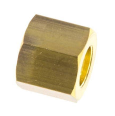 M12x1 x 8mm Brass Union nut for Compression fitting [10 Pieces]