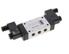 5/3 G1/4'' Pressure Center Solenoid Valve 12V DC 3-8bar/42-112psi Airtec