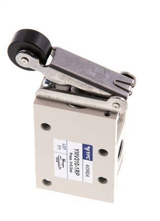 valve à levier à rouleau 3/2 G1/8'' 0-8bar/0-112psi YPC