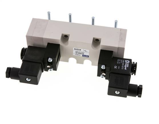 5/3 ISO 5599-2 Electrovanne centrale d'échappement 115V AC 2-10bar/28-140psi YPC