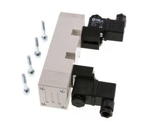 5/3 ISO 5599-2 Electrovanne centrale d'échappement 115V AC 2-10bar/28-140psi YPC