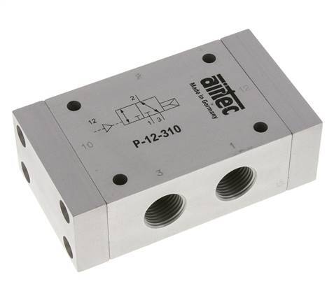 3/2 G1/2'' (G1/8'') Valve pilote d'air ATEX 1-10bar/14-140psi Airtec