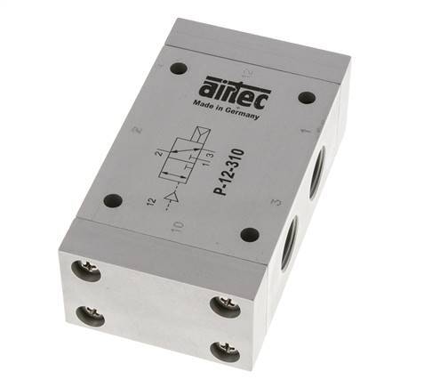 3/2 G1/2'' (G1/8'') Valve pilote d'air ATEX 1-10bar/14-140psi Airtec
