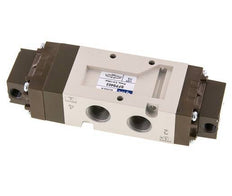 5/3 G3/8'' (G1/8'') Valve pilote d'air centrale d'échappement 2-10bar/28-140psi YPC