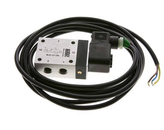 3/2 G1/4'' NO Solenoid Valve 24V DC ATEX 2.5-10bar/35.0-140psi Airtec