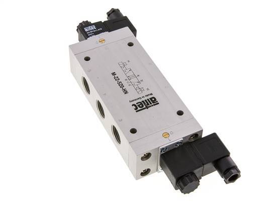 electrovanne bistable 5/2 G1/2'' 115V AC 1-10bar/14-140psi Airtec