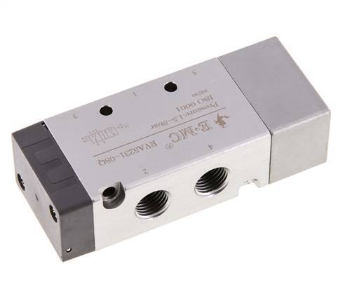 valve pilote d'air 5/2 G1/4'' (G1/8'') 1.5-8bar/21.0-112psi E.MC