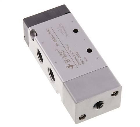 valve pilote d'air 5/2 G1/4'' (G1/8'') 1.5-8bar/21.0-112psi E.MC