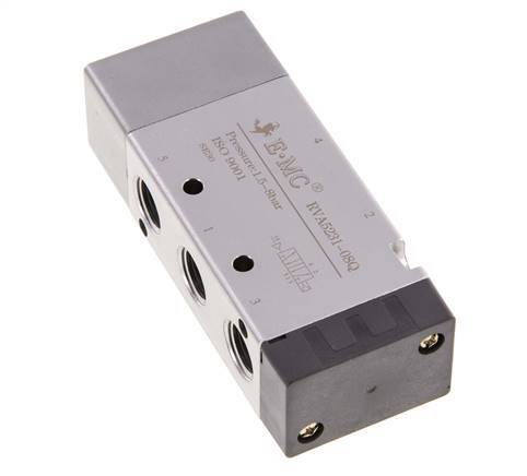 valve pilote d'air 5/2 G1/4'' (G1/8'') 1.5-8bar/21.0-112psi E.MC