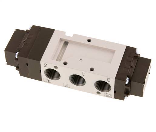 5/3 G3/8'' (G1/8'') Valve pilote d'air de centre de pression 2-10bar/28-140psi YPC