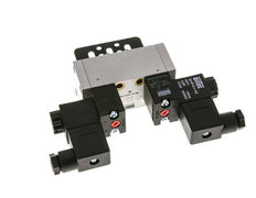 5/3 ISO 5599-1 Electrovanne centrale d'échappement 24V DC 3-10bar/42-140psi Airtec