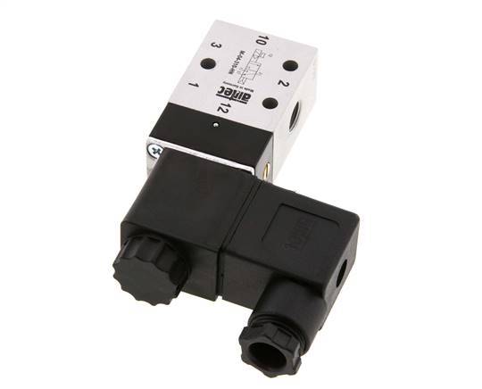 3/2 G1/8'' NO Solenoid Valve 115V AC 2-10bar/28-140psi Airtec