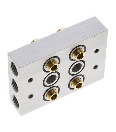 Manifold 2-Stations 5/2 5/3way Airtec M05/P05