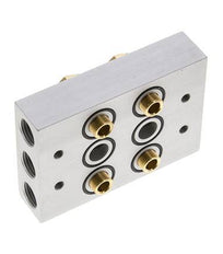 Manifold 2-Stations 5/2 5/3way Airtec M05/P05