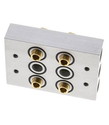 Manifold 2-Stations 5/2 5/3way Airtec M05/P05