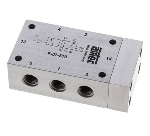 valve pilote d'air 5/2 G1/4'' ATEX 1.5-10bar/21.0-140psi Airtec