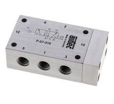 valve pilote d'air 5/2 G1/4'' ATEX 1.5-10bar/21.0-140psi Airtec