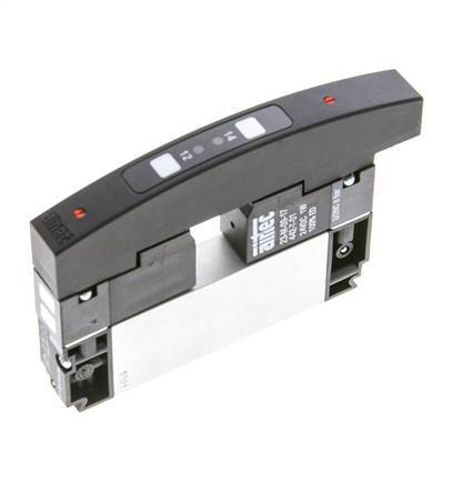 electrovanne centrale d'échappement à bride 5/3 pour terminaux 24V DC 3-8bar/42-112psi Airtec