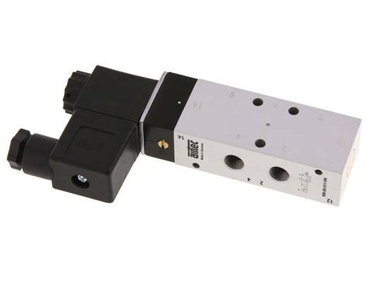 Electrovanne 5/2 G1/8'' 12V DC 3-10bar/42-140psi Airtec