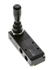 5/3 G1/4'' (G1/8'') Détente de valve à levier manuel pour centre de pression 0-8bar/0-112psi E.MC