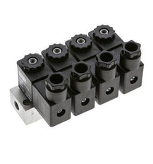 4x3/2 G1/8'' NC Solenoid Valve 24V DC -0.95-10bar/-13.2-140psi Airtec