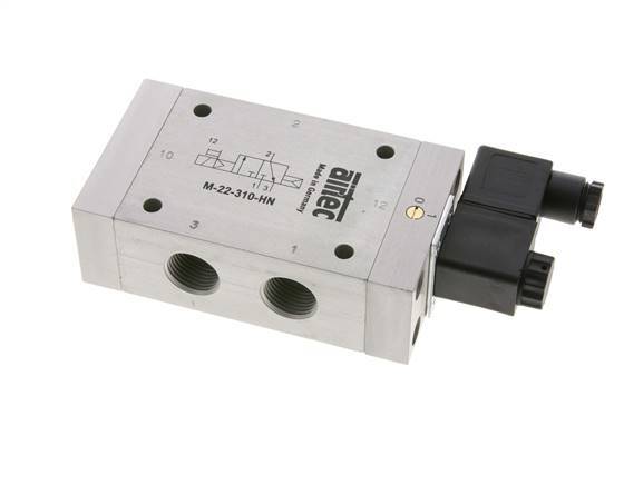 electrovanne 3/2 G1/2'' NC 12V DC 1-10bar/14-140psi Airtec