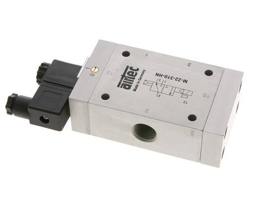 electrovanne 3/2 G1/2'' NC 12V DC 1-10bar/14-140psi Airtec